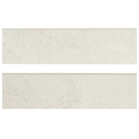 Msi Legend White 3 X 24 Matte Porcelain Bullnose Wall Tile, 48PK ZOR-PT-TR-0246-SAM